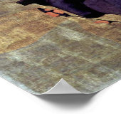 Egon Schiele - Gestormde bloemen leven nog Poster (Hoek)