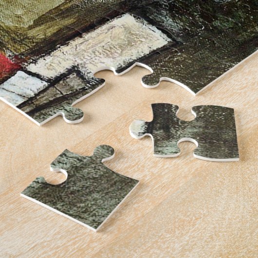 Egon Schiele - Halve bloemen II Legpuzzel (Zijkant)