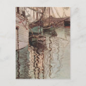 Egon Schiele- Harbour Trieste Briefkaart (Voorkant)