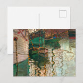 Egon Schiele - haven van Trieste Briefkaart (Voorkant / Achterkant)