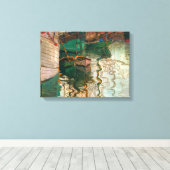 Egon Schiele - haven van Trieste Canvas Afdruk (Insitu (Houten vloer))
