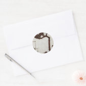 Egon Schiele- Herfstboom met Fuchsia's Ronde Sticker (Envelop)
