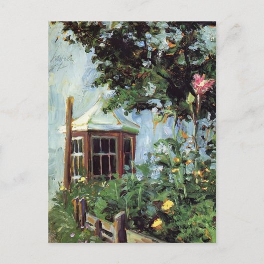 Egon Schiele House met een Bay-raam in de tuin Briefkaart (Voorkant)