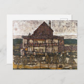 Egon Schiele House met Shingle Roof Old House II Briefkaart (Voorkant / Achterkant)