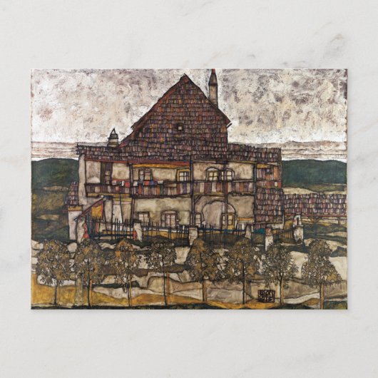 Egon Schiele House met Shingle Roof Old House II Briefkaart (Voorkant)