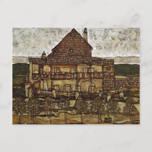 Egon Schiele - House of Shingles Briefkaart (Voorkant)