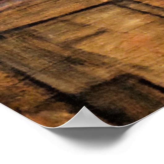 Egon Schiele - House Wall op de rivier Poster (Hoek)