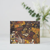 Egon Schiele Krumau Crescent of Houses Briefkaart (Staand voorkant)