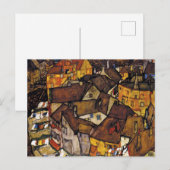 Egon Schiele Krumau Crescent of Houses Briefkaart (Voorkant / Achterkant)