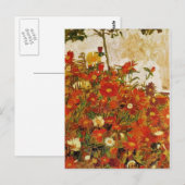 Egon Schiele: Kunstwerk op het gebied van bloemen Briefkaart (Voorkant / Achterkant)