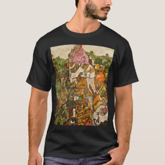 Egon Schiele Landschap bij Krumau T-shirt