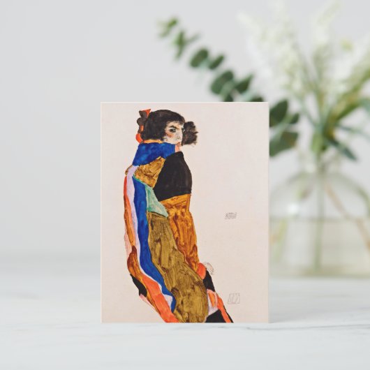 Egon Schiele - Moa Briefkaart (Staand voorkant)
