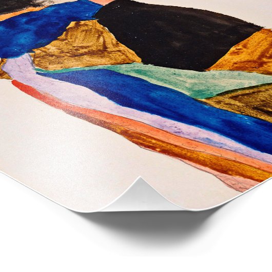 Egon Schiele - Moa Foto Afdruk (Hoek)