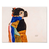 Egon Schiele - Moa Foto Afdruk (Voorkant)