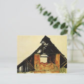 Egon Schiele - Old Brick House in Carinthia Briefkaart (Staand voorkant)
