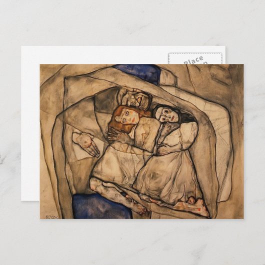 Egon Schiele - Omschakeling Briefkaart (Voorkant / Achterkant)