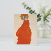 Egon Schiele - Permanent figuur met Halo Briefkaart (Staand voorkant)