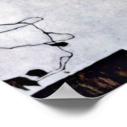 Egon Schiele - plomboom Poster (Hoek)