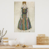 Egon Schiele Portrait of Edith (de artistieke vrou Poster (Keuken)