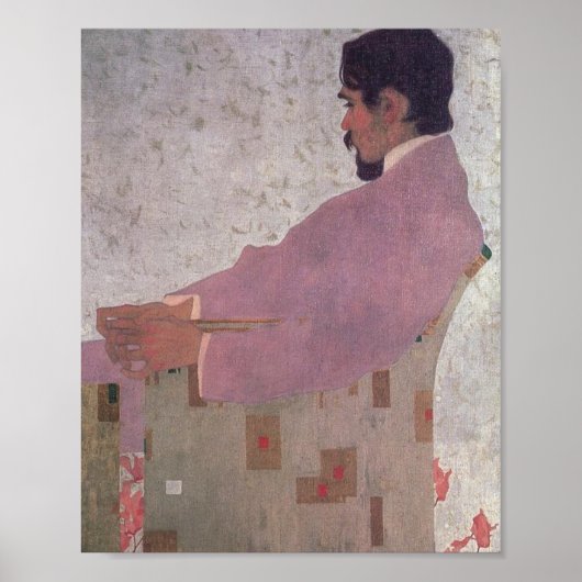 Egon Schiele Portrait Of The Painter Anton Peschka Poster (Voorkant)