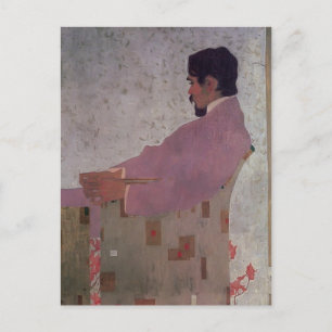 Egon Schiele-Portrait van de Painter Anton Peschka Briefkaart
