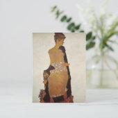 Egon Schiele- Portrait van Gerti Schiele Briefkaart (Staand voorkant)