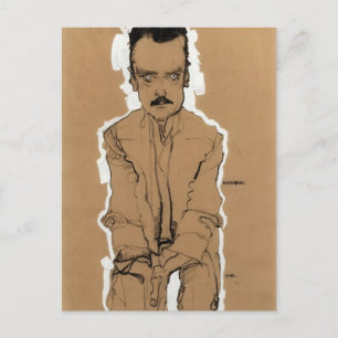 Egon Schiele - Portret van Eduard Kosmack Briefkaart