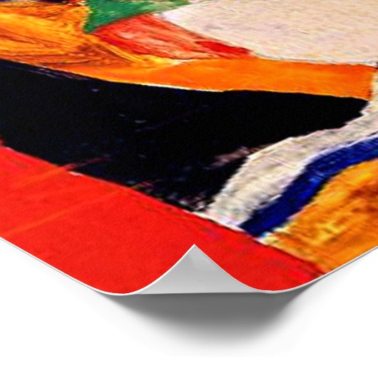 Egon Schiele - Portret van een vrouw Poster (Hoek)