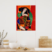 Egon Schiele - Portret van een vrouw Poster (Keuken)