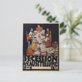 Egon Schiele - Poster voor de afscheiding van Wene Briefkaart (Staand voorkant)