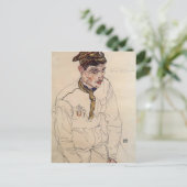 Egon Schiele - Russische krijgsgevangene Briefkaart (Staand voorkant)