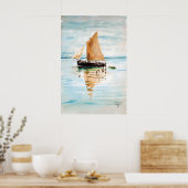 Egon Schiele Sailing Boat Print Expressionist (Keuken)