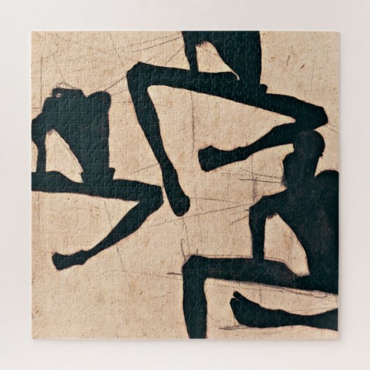 Egon Schiele - Samenstelling met Drie mannen Legpuzzel (Verticaal)