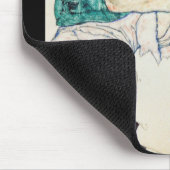 Egon Schiele Seated vrouw met gebogen knie Muismat (Hoek)