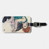 Egon Schiele Seated Woman Bagagelabel (Voorkant horizontaal)