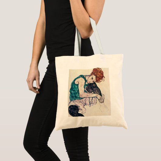 Egon Schiele Seated Woman Canvas tas (Voorkant (product))