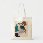 Egon Schiele Seated Woman Canvas tas (Voorkant)