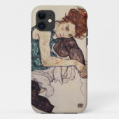 Egon Schiele Seated Woman iPhone case (Achterkant)