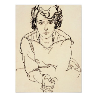 Egon Schiele - Seated Woman Perfect Poster