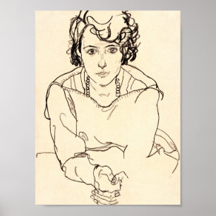 Egon Schiele - Seated Woman Poster