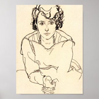 Egon Schiele - Seated Woman Poster