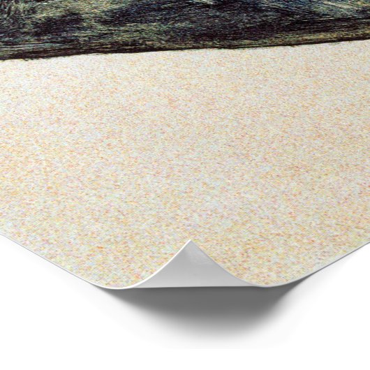 Egon Schiele Seated Woman with Bent Knee Poster (Hoek)