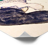 Egon Schiele - Seated Woman With Legs Drawn Up Poster (Hoek)