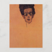 Egon Schiele- Self Portrait Briefkaart (Voorkant)