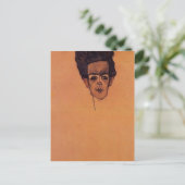 Egon Schiele- Self Portrait Briefkaart (Staand voorkant)