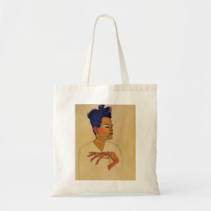 Egon Schiele Self Portrait Canvas tas