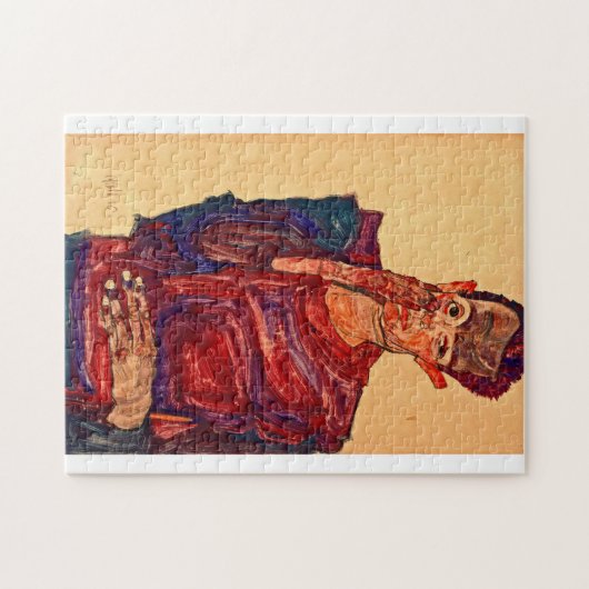 Egon Schiele - Self Portrait Legpuzzel (Horizontaal)