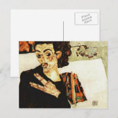 Egon Schiele - Self-Portrait met Black Vase Briefkaart (Voorkant / Achterkant)