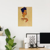 Egon Schiele Self Portrait Poster (Thuiskantoor)