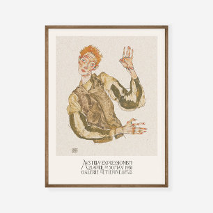 Egon Schiele Self Portret met Armlets Art Poster